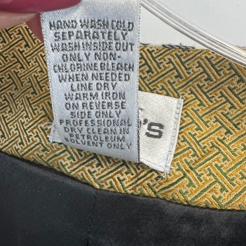 Chico's Beaded Patchwork Vest Wool Blend Embroide… - image 5